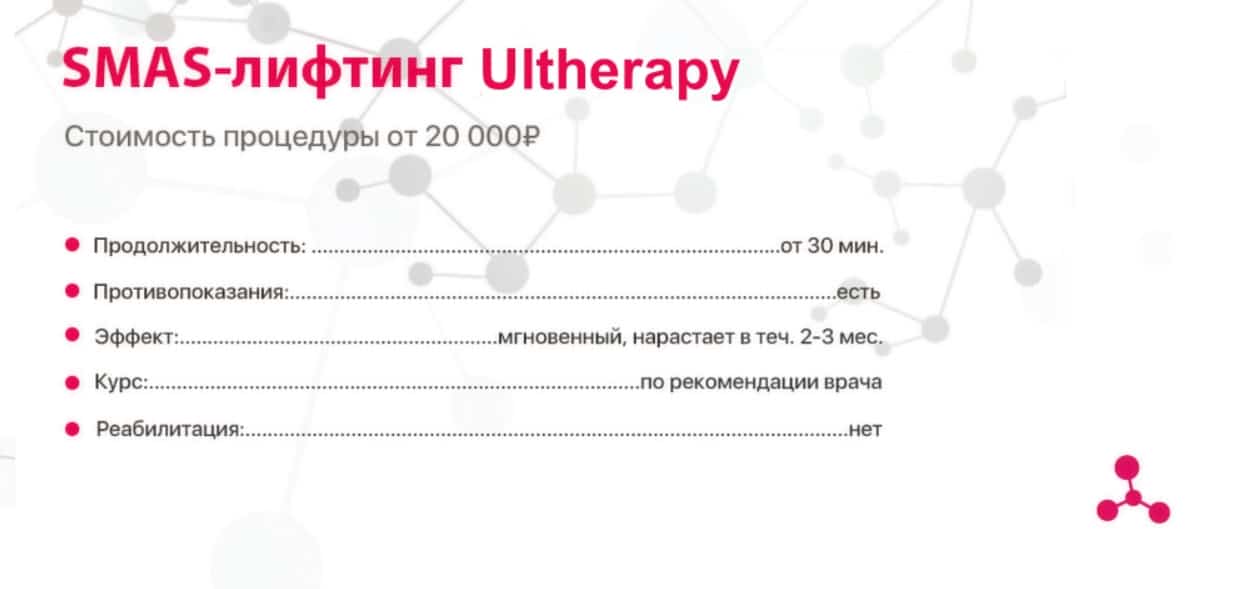 Аппаратный SMAS-лифтинг Ultherapy